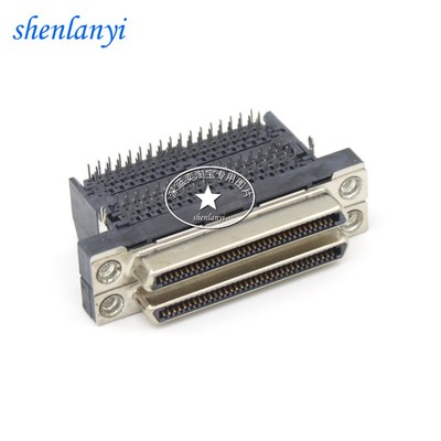 HMCR68FS-90 scsi 0.8间距 VHDCI68芯 PCB插针 V68双层母头PCB