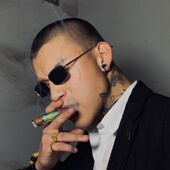 精神小伙眼镜社会人男个性 大佬马赛克墨镜攀娘抖音网红同款 方形潮