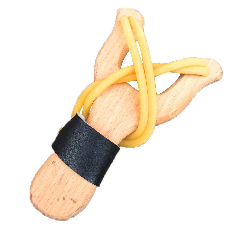 实木弹弓实木新手皮筋练手弓传统木质弹叉高精度木头圆皮子木架弓