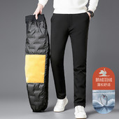 直筒型通勤风外穿直筒型保暖羽绒裤