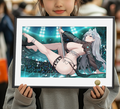 蔚蓝档案阿拜多斯对策委员会突击队长砂狼白子同人周边装饰画