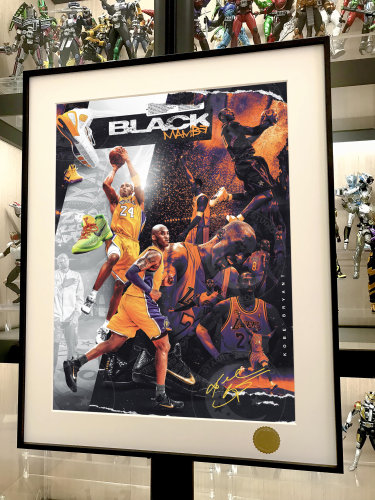 星空《黑曼巴》NBA科比布莱恩特kobe洛杉矶湖人队装饰画