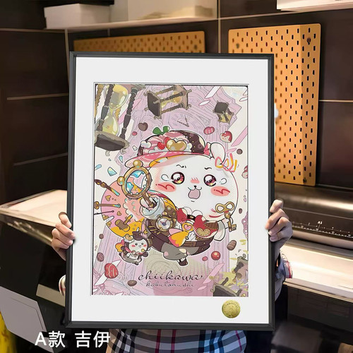 皇呱吉伊卡哇哈奇小八乌萨奇侦探潮流装饰画