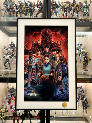 怪奇物语Stranger Things乔伊斯拜尔斯吉姆·霍珀十一动漫装饰画