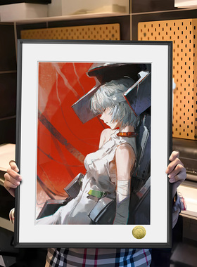 皇呱《舱中沉眠绫波丽》第一适格者舱中沉眠绫波丽同人周边装饰画