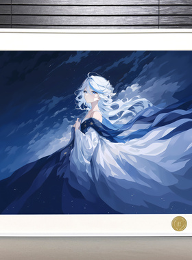 《水神》芙宁娜原神Furina芙卡洛斯装饰画