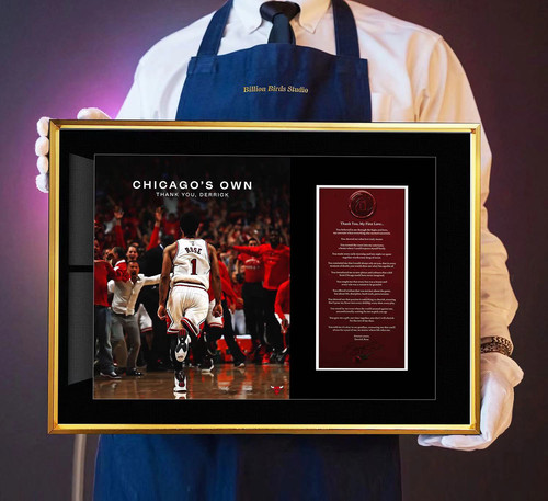 Derrick Rose德里克罗斯风城玫瑰公牛队NBA装饰画