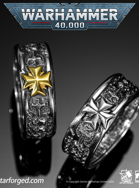 Starforged星辰铸造 黑色圣堂远征誓言戒指 战锤40K周边饰品现货