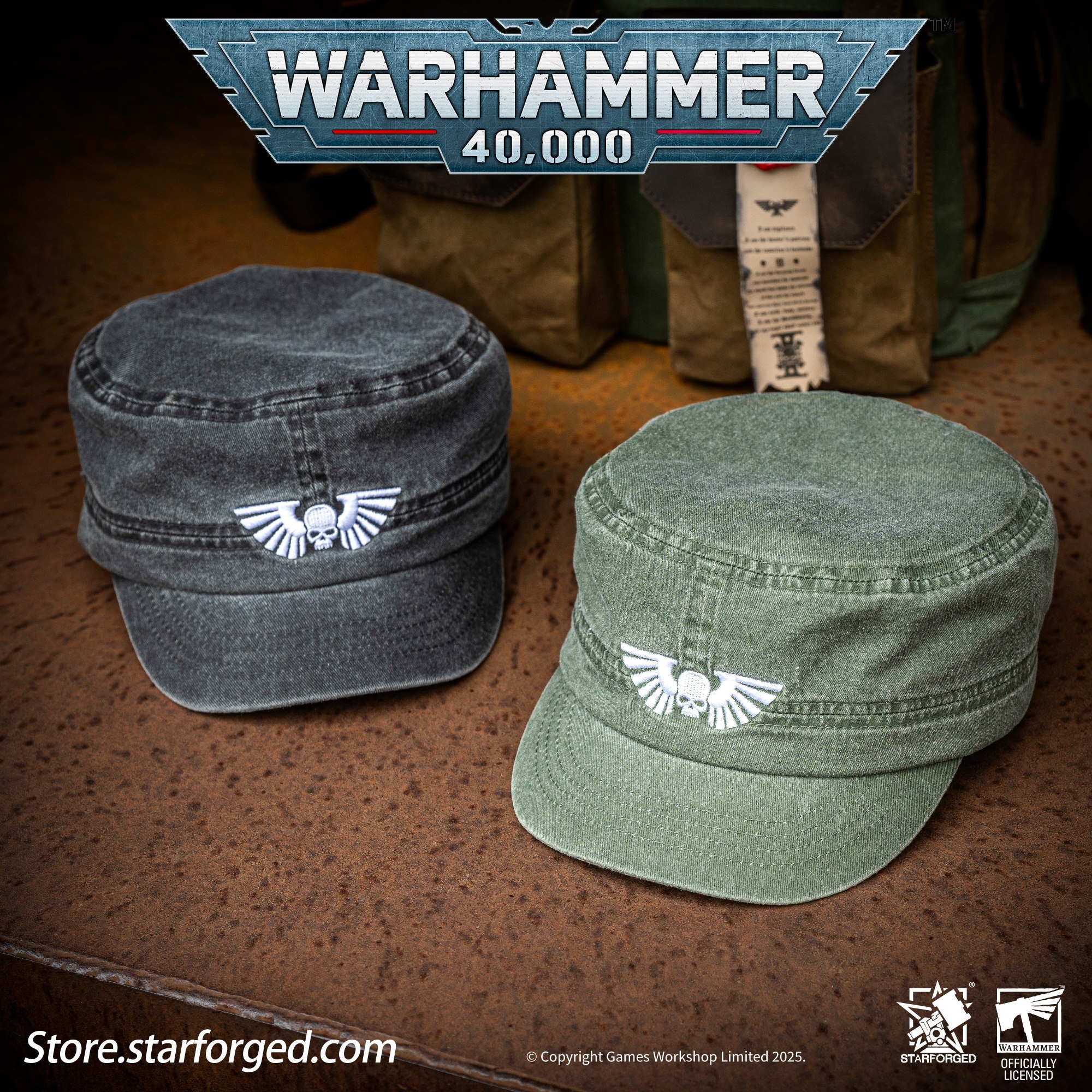 Starforged星辰铸造 战锤40K周边星界军主题战术帽遮阳鸭舌帽子