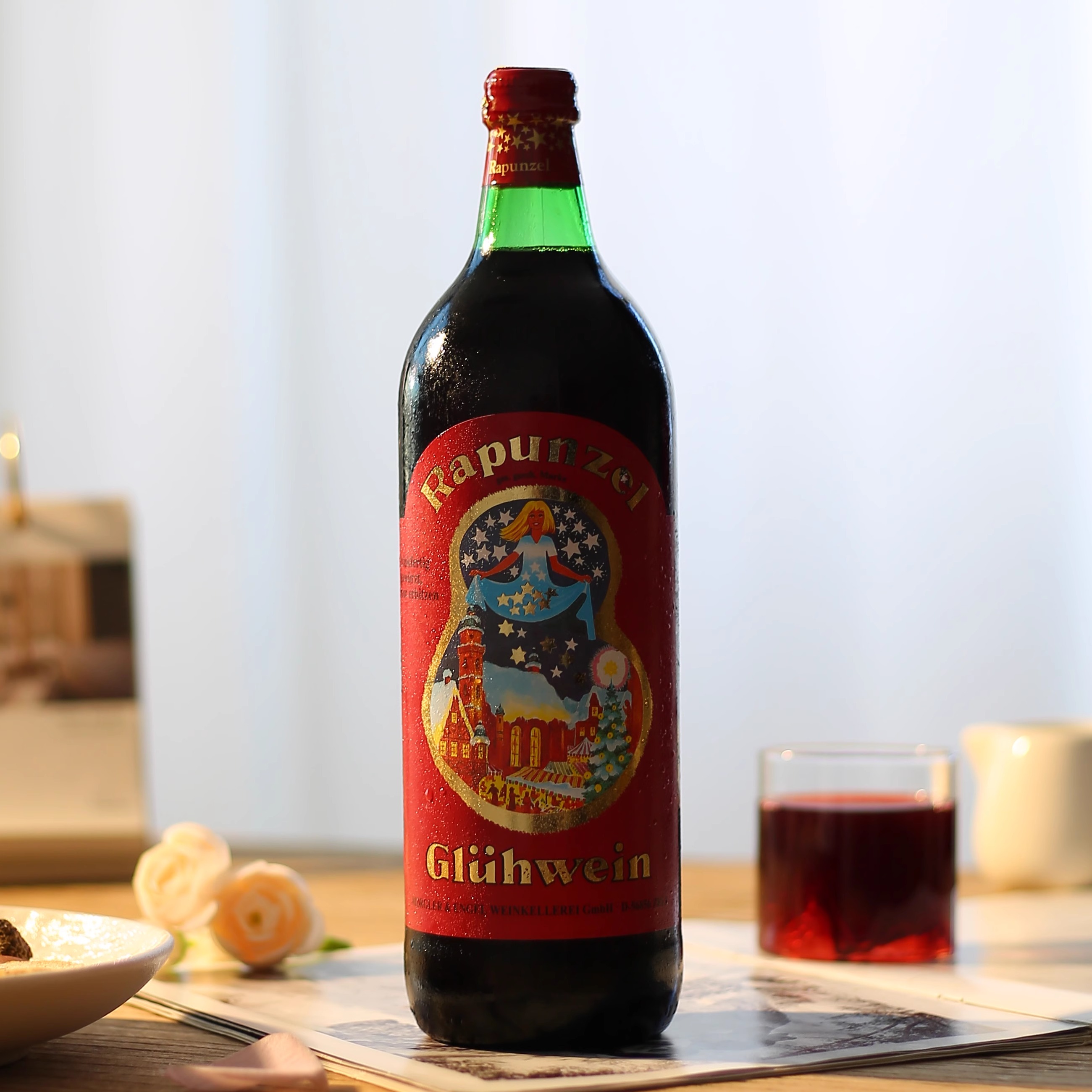 德国原瓶进口长发公主热红酒送香料包新年圣诞晚安女士甜红葡萄酒