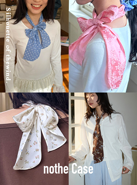 nothe Case「风の轮廓」温柔春长条丝巾百搭配饰 时尚高级感围脖