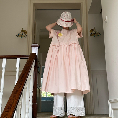 布然｜苹果嫩绿短袖连衣裙