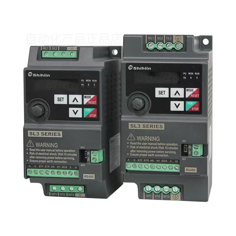 士林变频器SL3-021/043-0.4 0.75 2.2K1.5K 220V单相380V三相