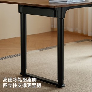 【清仓】林氏家居双电机实木电动升降桌腿书桌子餐桌林氏木业