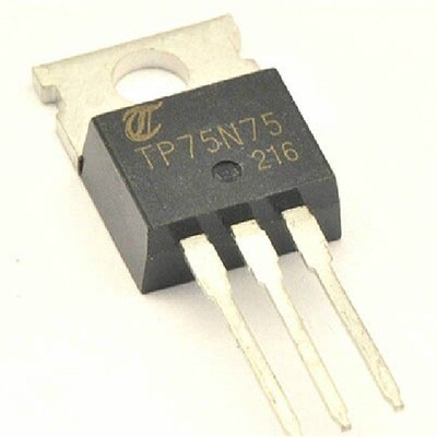 电动车控制器易坏场效应管 TP75N75 P75NF75  FBM75N68  MOS管5个