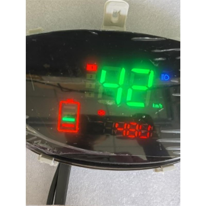 电动车仪表迅鹰码表液晶速度电压显示改装通用数码智能显示台彩屏