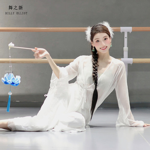 舞之新古典舞长款纱衣仙气飘飘女