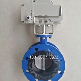 D941X电动法兰蝶阀 304板 AC220V 380VDC24V 铸铁软密封球墨板