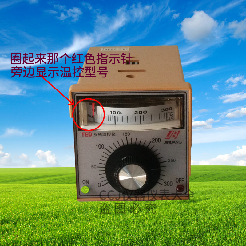 原装TED-2001系列温控仪 EA2/ K 0-300 度 电饼铛 油炸炉