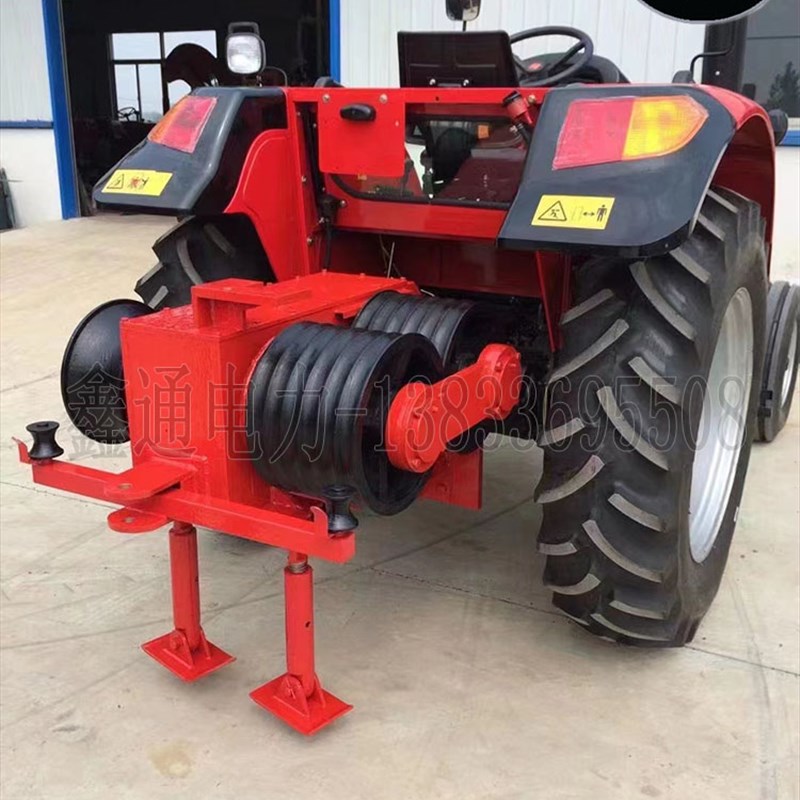 电缆牵引机带牵引机的拖拉机绞磨 拖拉机绞磨 机动绞磨机手扶绞磨
