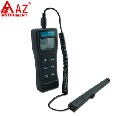 台湾衡欣 AZ8723温湿度计温湿度仪带报警数字湿度计 温湿球结露计