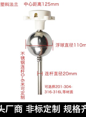 干簧管浮球液位开关GSK-1A1B YW-67液位计水位控制器水位计