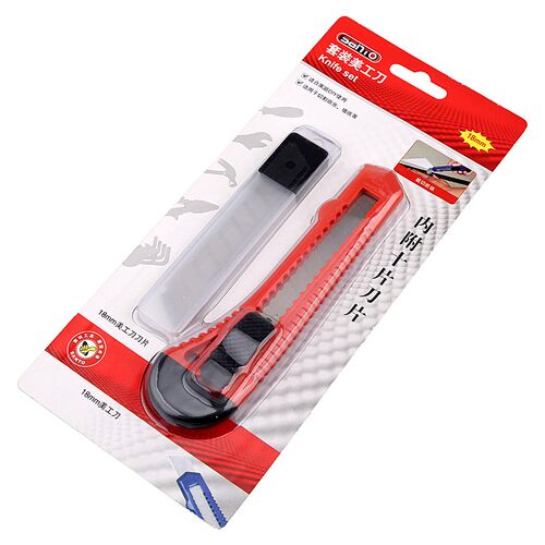 赛拓美工刀重型全钢加厚工具壁纸刀电工刀专用裁纸切割刀片多功能