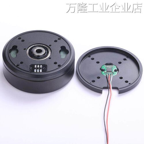 *海泰HT6010云台无刷电低速伺服电机大扭力机AS5048A磁编码器扁平
