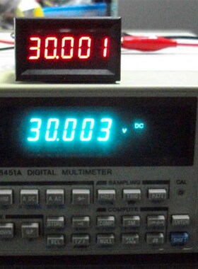 四位半电压表0-33.000V三线数显数字电压表头直流表头高精度电压