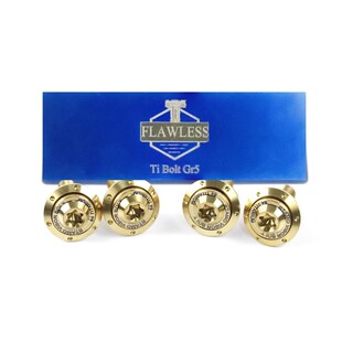 弗勒钛 天飞仕等改装风挡&车牌M6钛合金带字螺丝+CNC台阶垫片