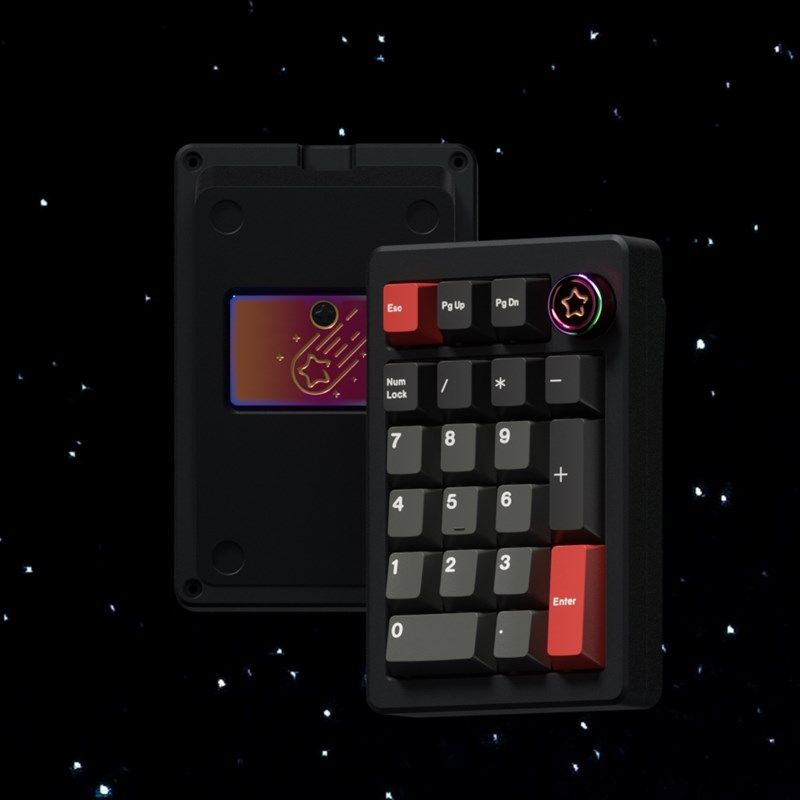 客制化机械键盘三模Pad热插拔数字区小键盘Gas结构CNC金属铝坨坨