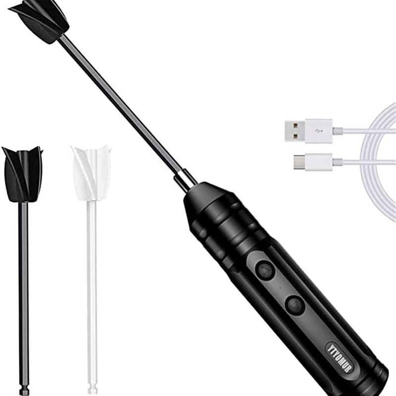 可折叠低速搅拌器手持式环氧树脂慢速搅拌机滴胶环氧彩砂拌打灰杆