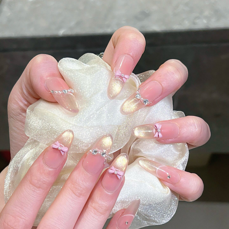 【公主日记】手工穿戴甲腮红法式