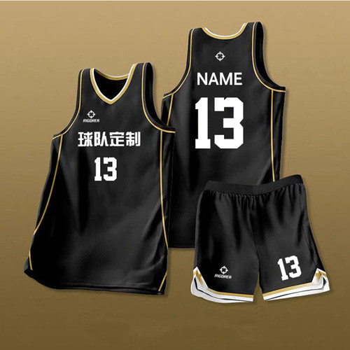 美式篮球服套装定制学生球衣团购