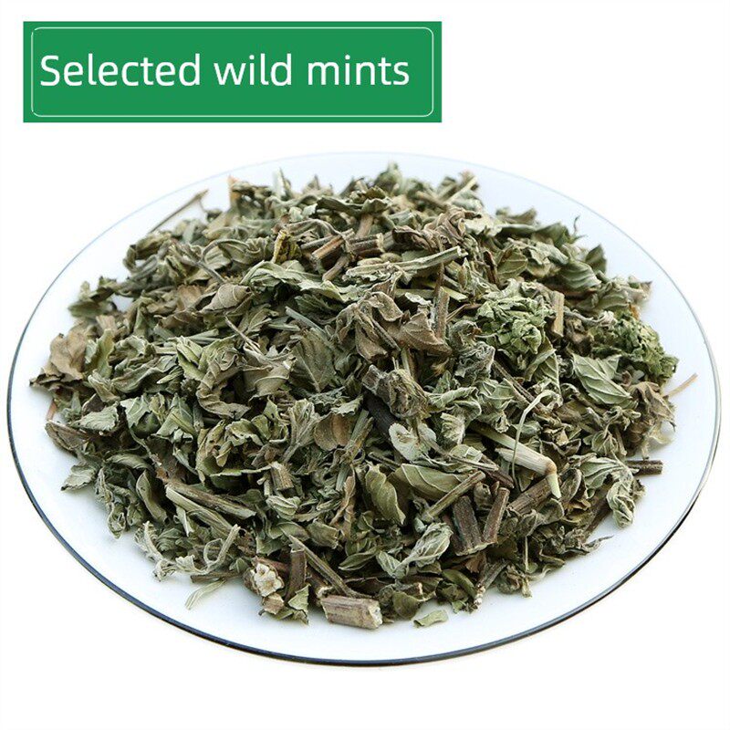 中药材薄荷500g野生干薄荷泡水泡茶薄荷叶药用薄何天然食用薄荷粉