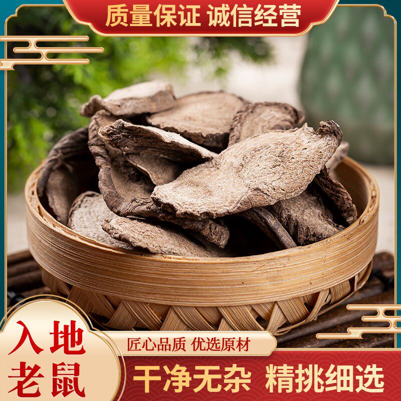 新鲜入地老鼠 钻地老鼠 白古首花头紫茉莉根中药材 500g包邮
