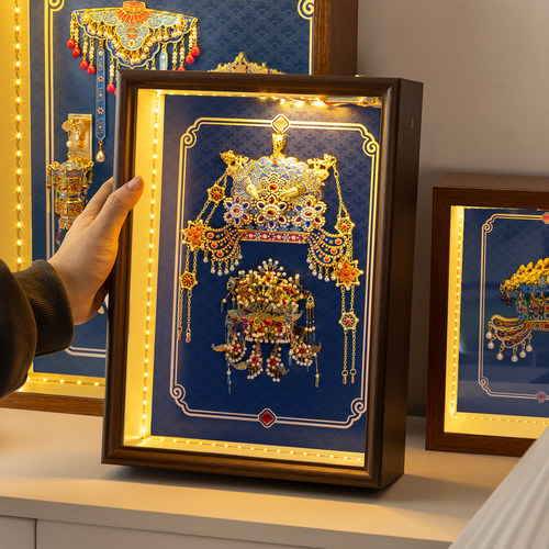 公瑾磁吸风冠展示相框
