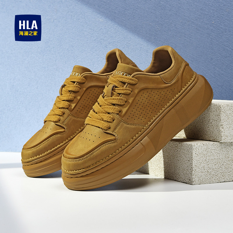 板鞋男厚底增高休闲运动百搭白鞋