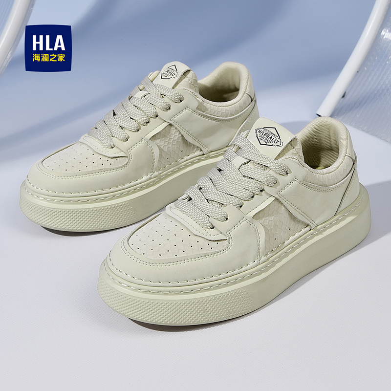 板鞋男厚底百搭透气增高运动休闲