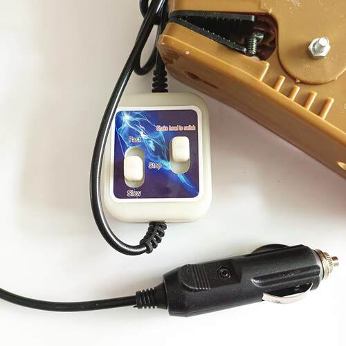 大货车12v24V汽车车内大功率摇头静音电风扇车载24v强力车用制冷
