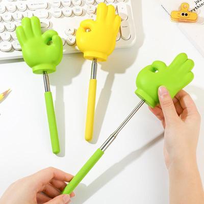 手势伸缩棒 创意趣味教学伸缩手指笔指读棒阅读便携式手指点读棒