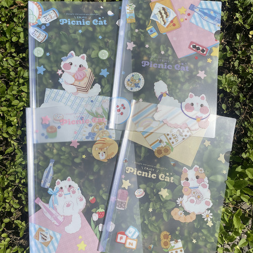 可爱海狸上新旋转雨滴抽杆夹斯普维加新款创意资料合同初高男女生