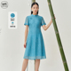 新款 迪凯端庄优雅旗袍夏季 国风高级感独特裙子 Kidny Distin