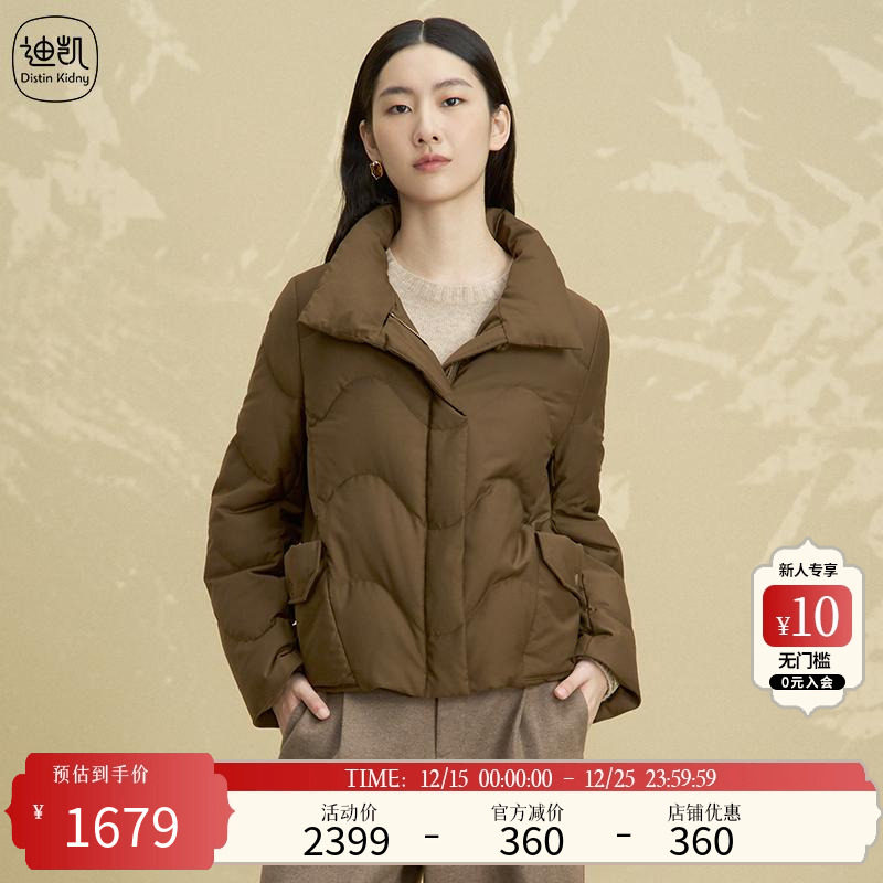 迪凯2024冬季新款鹅毛羽绒服