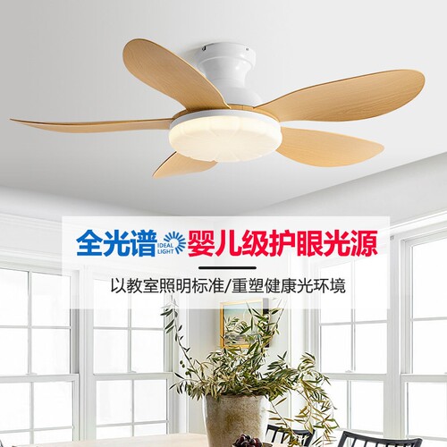 北欧吸顶风扇灯2026年新款餐厅客