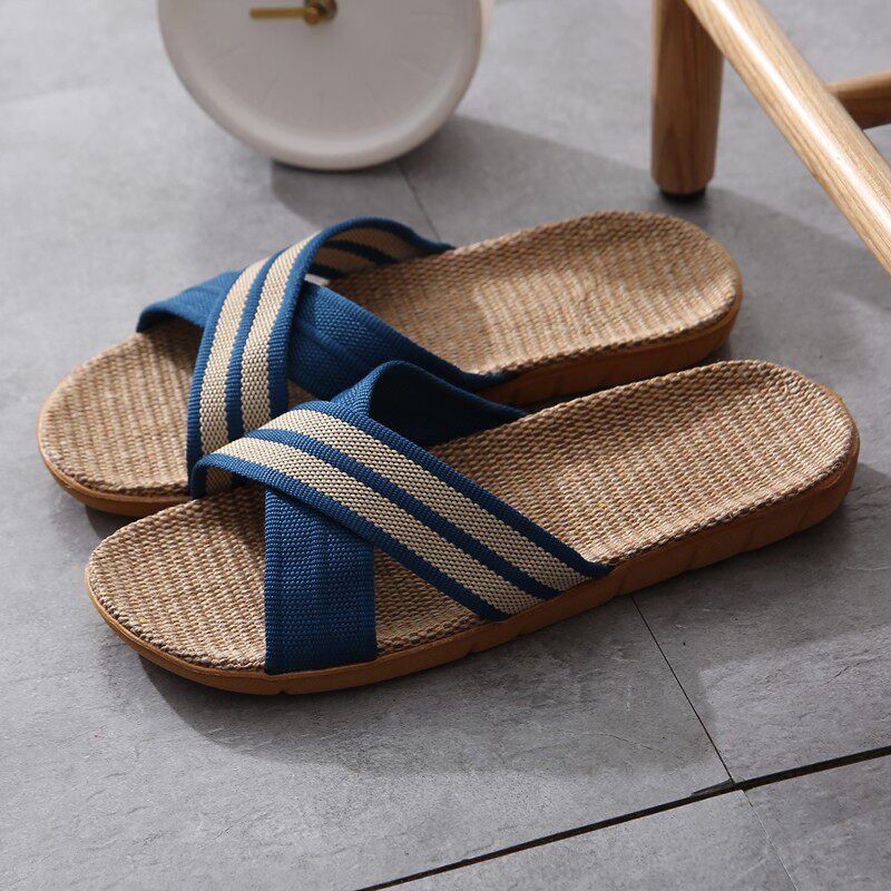 日本2026新款透气防臭亚麻拖鞋男女士居家四季软底防滑地板凉拖鞋,居家布艺,居家亚麻拖鞋,淘宝优惠券,粉丝福利购,淘宝优惠卷