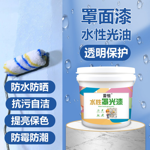 雷恒水性罩面漆外墙面罩光漆