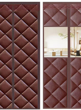 棉门帘农村平房家用加厚防风冬季保暖空调保温挡风磁吸免打孔隔断