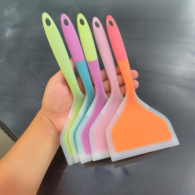 电饼铛专用铲子硅胶锅铲耐高温烙饼勺玉子烧家用炒菜不粘锅平铲煎