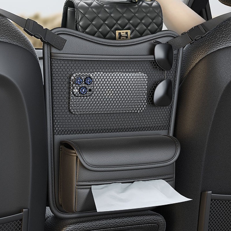 汽车前后座隔离网兜车载座椅间防护网中间挡板车内用防儿童挡拦娃